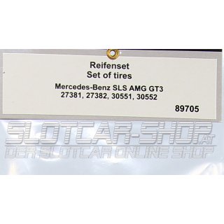 DIG 132 - 89705 Reifenset für Mercedes-Benz SLS AMG GT3