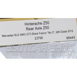 DIG 124 - 85443 Hinterachse für Mercedes SLS AMG GT3 Black Falcon